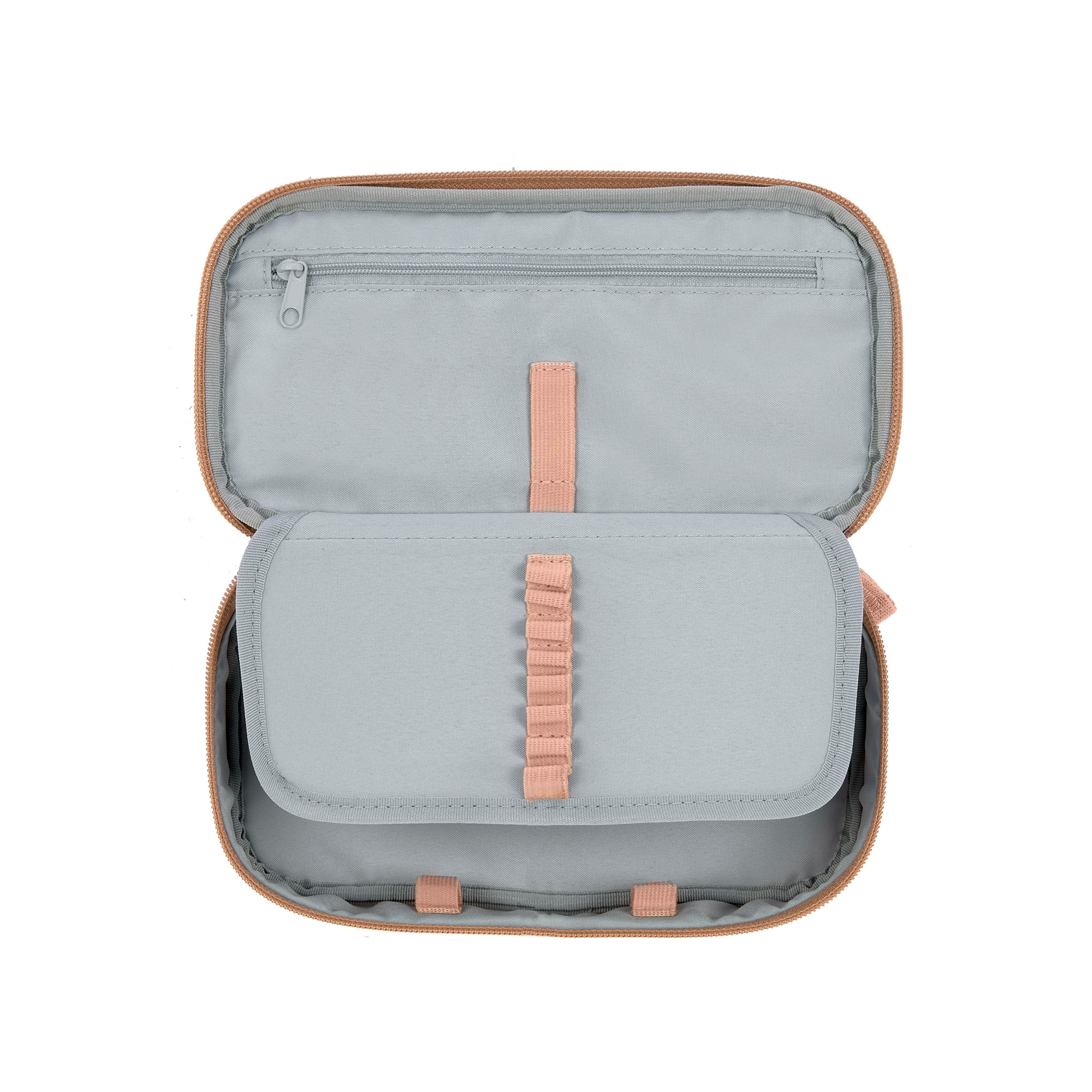 Lässig School Spacy Pencil Case Bold Leaves caramel - 4