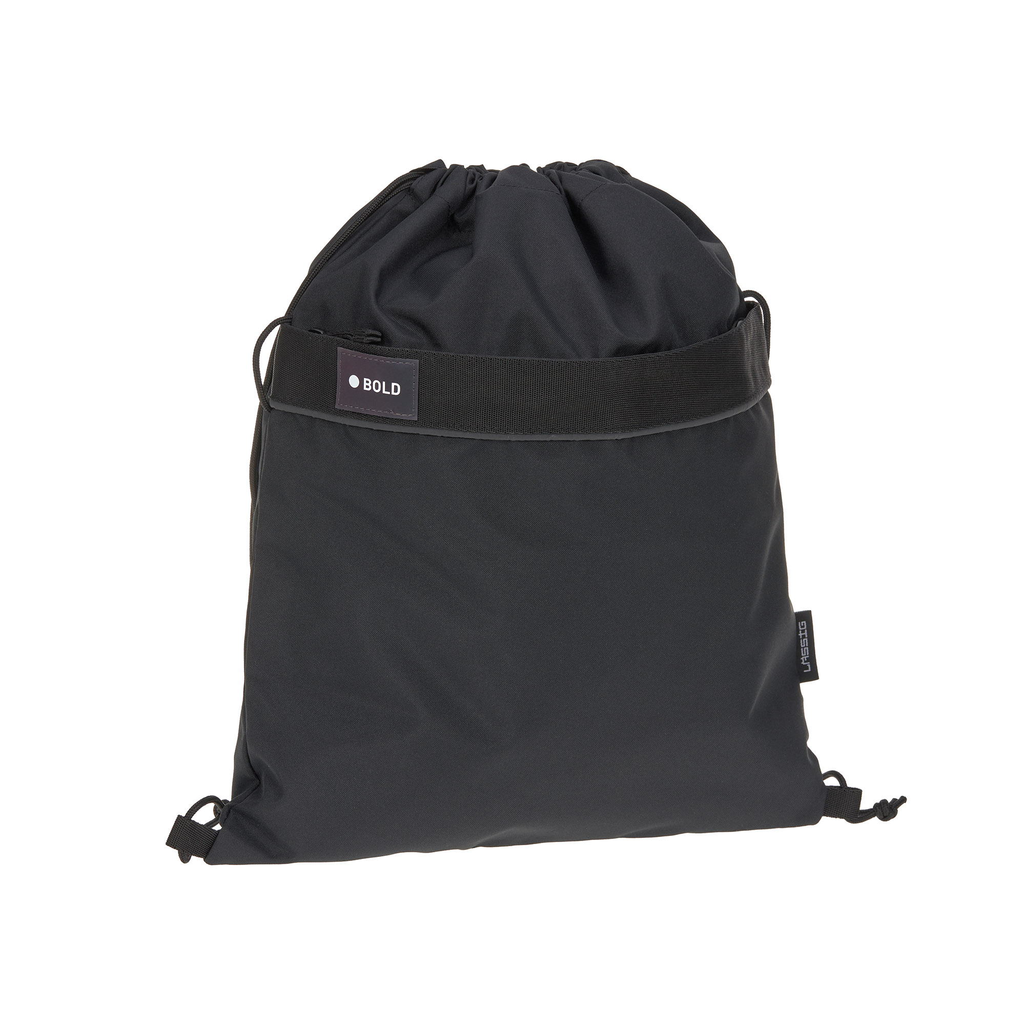 Lässig School String Bag Bold black