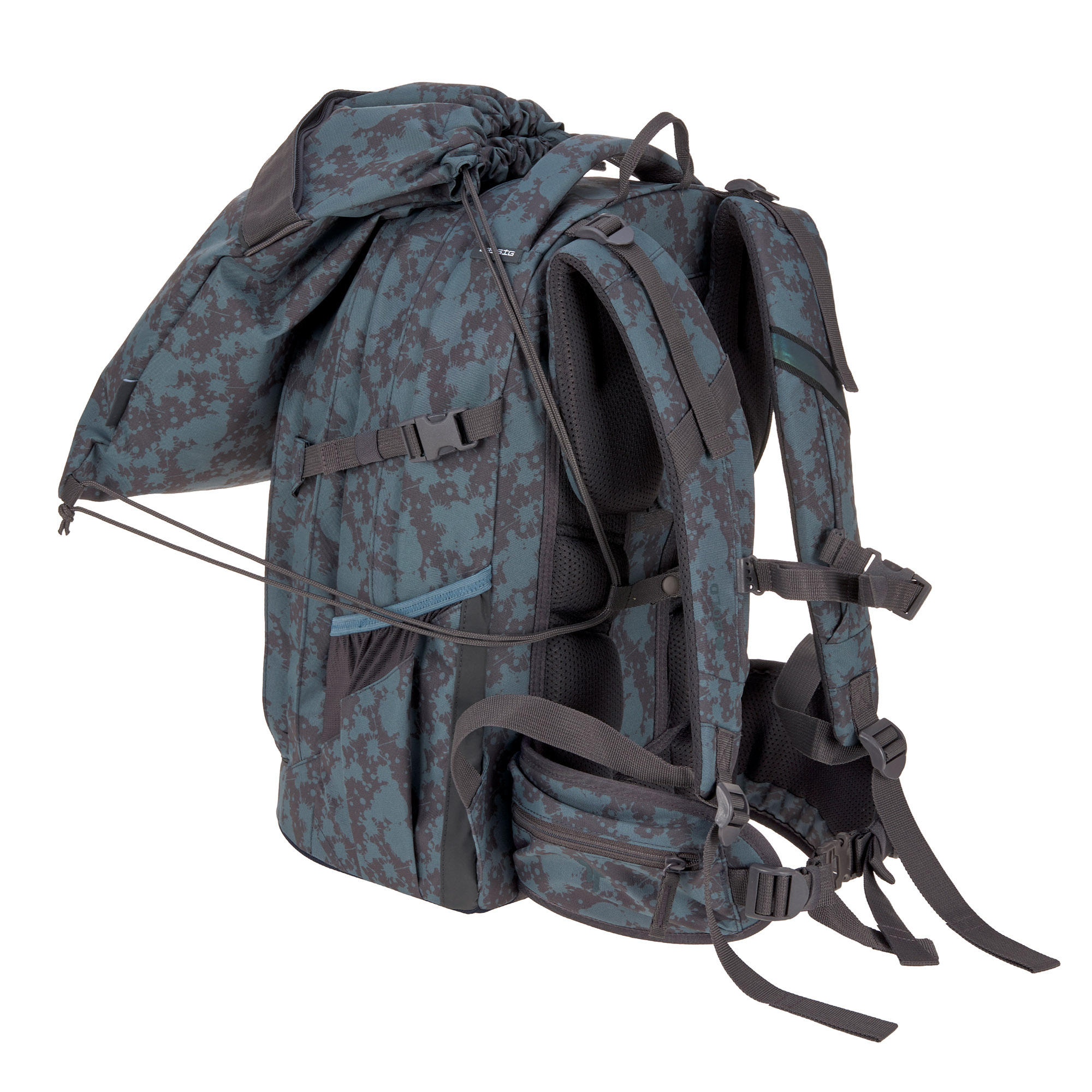 Lässig School String Bag Bold Spots blue - 4