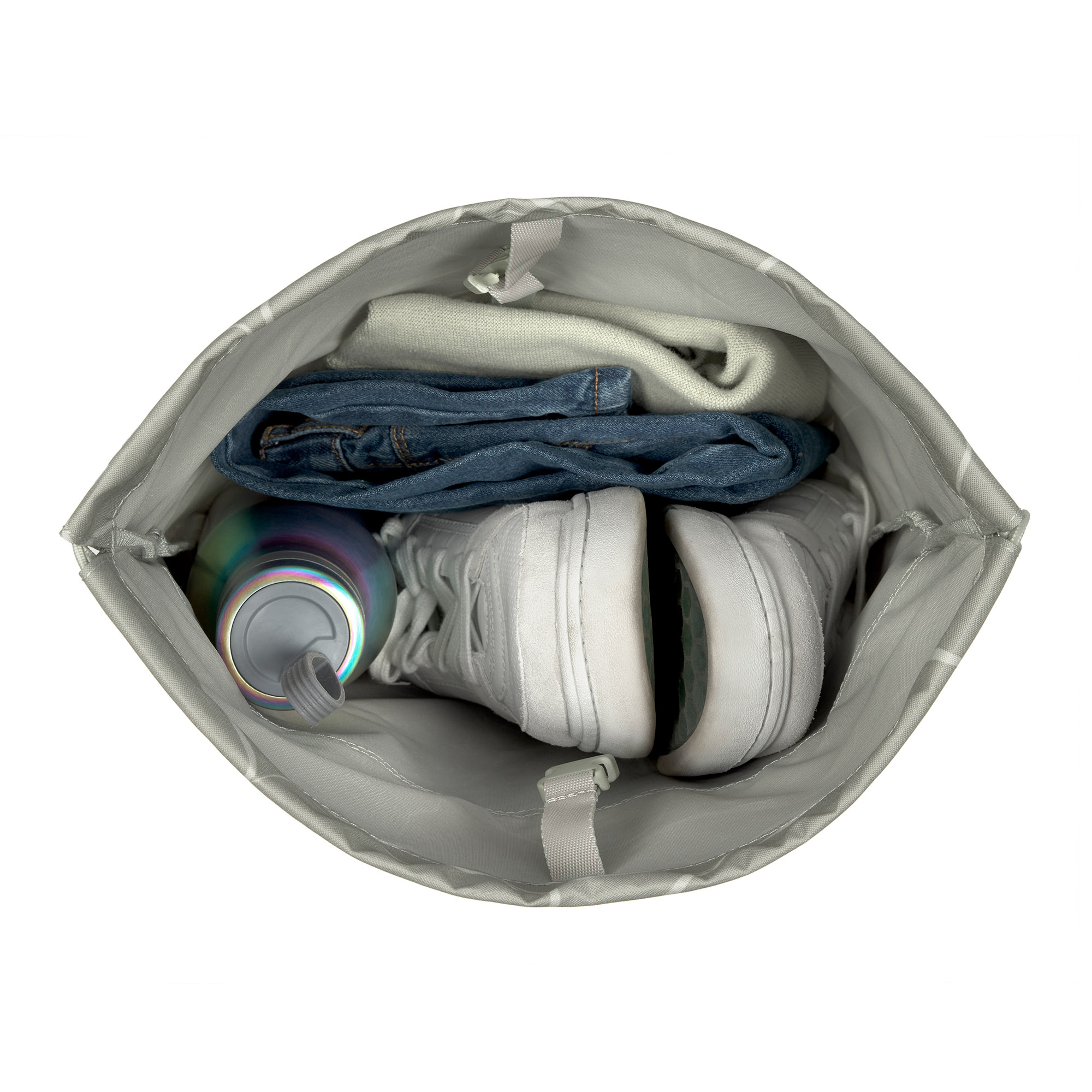 Lässig School String Bag Bold Curve sage - 4
