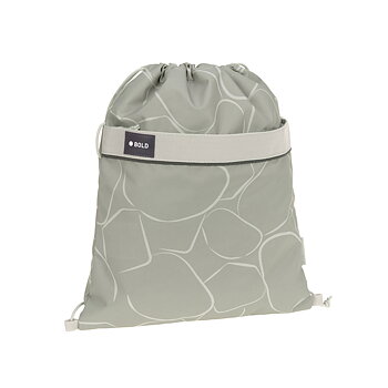 Lässig School String Bag Bold Curve sage