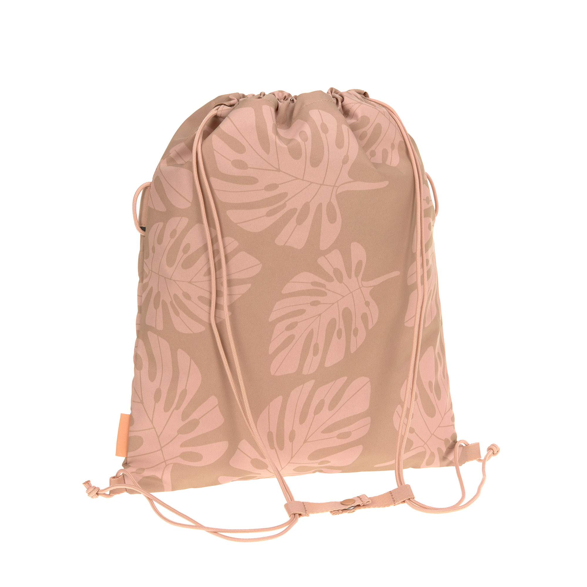 Lässig School String Bag Bold Leaves caramel - 3