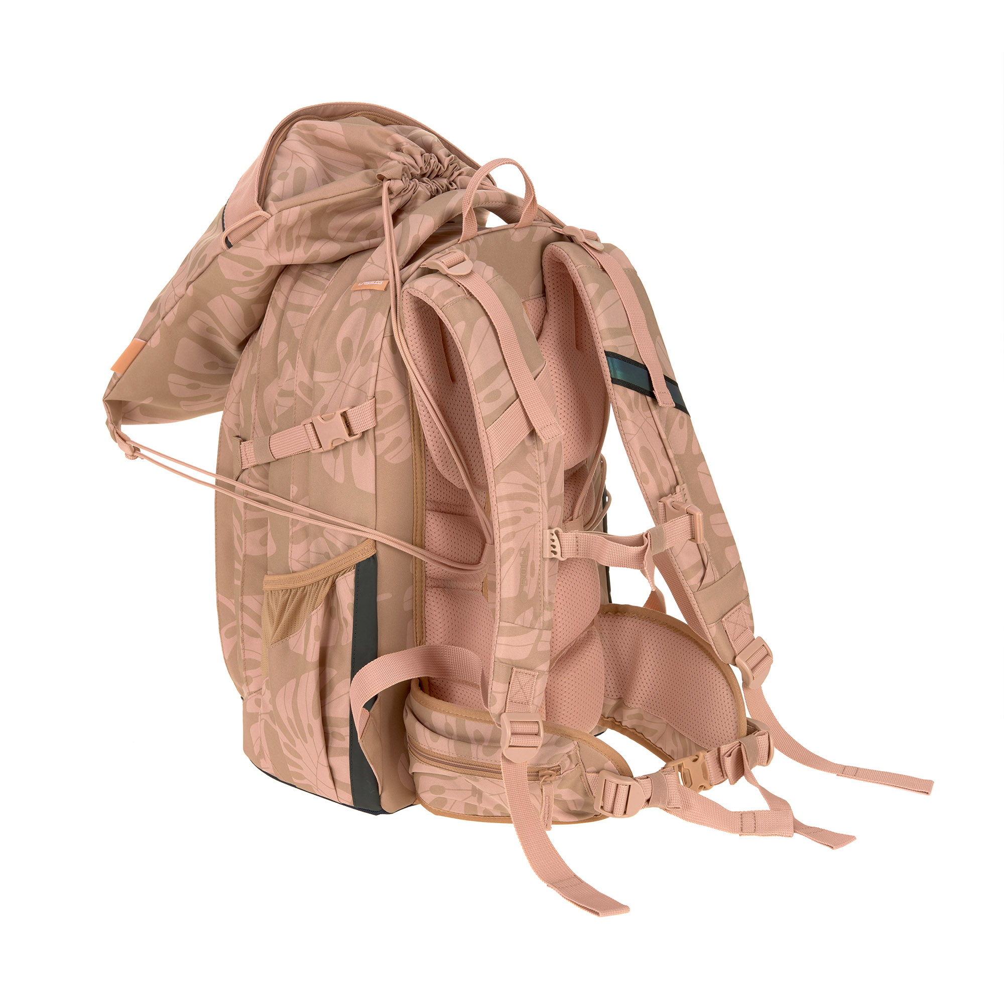 Lässig School String Bag Bold Leaves caramel - 5