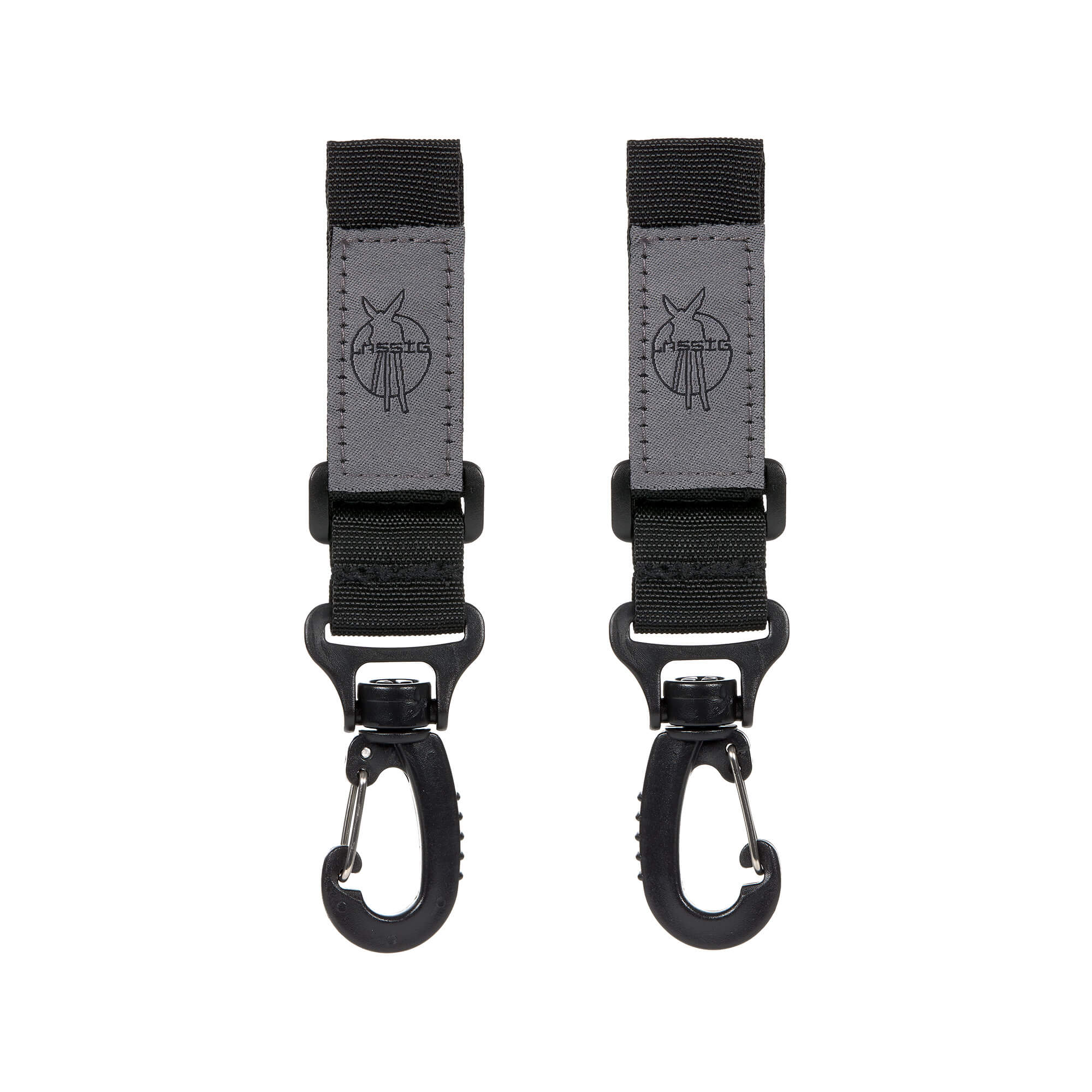 Lässig CAS Stroller Hooks black 2 pack