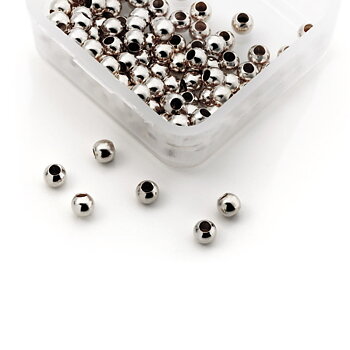 Klämpärlor 1,8 mm sterling silver 20 st