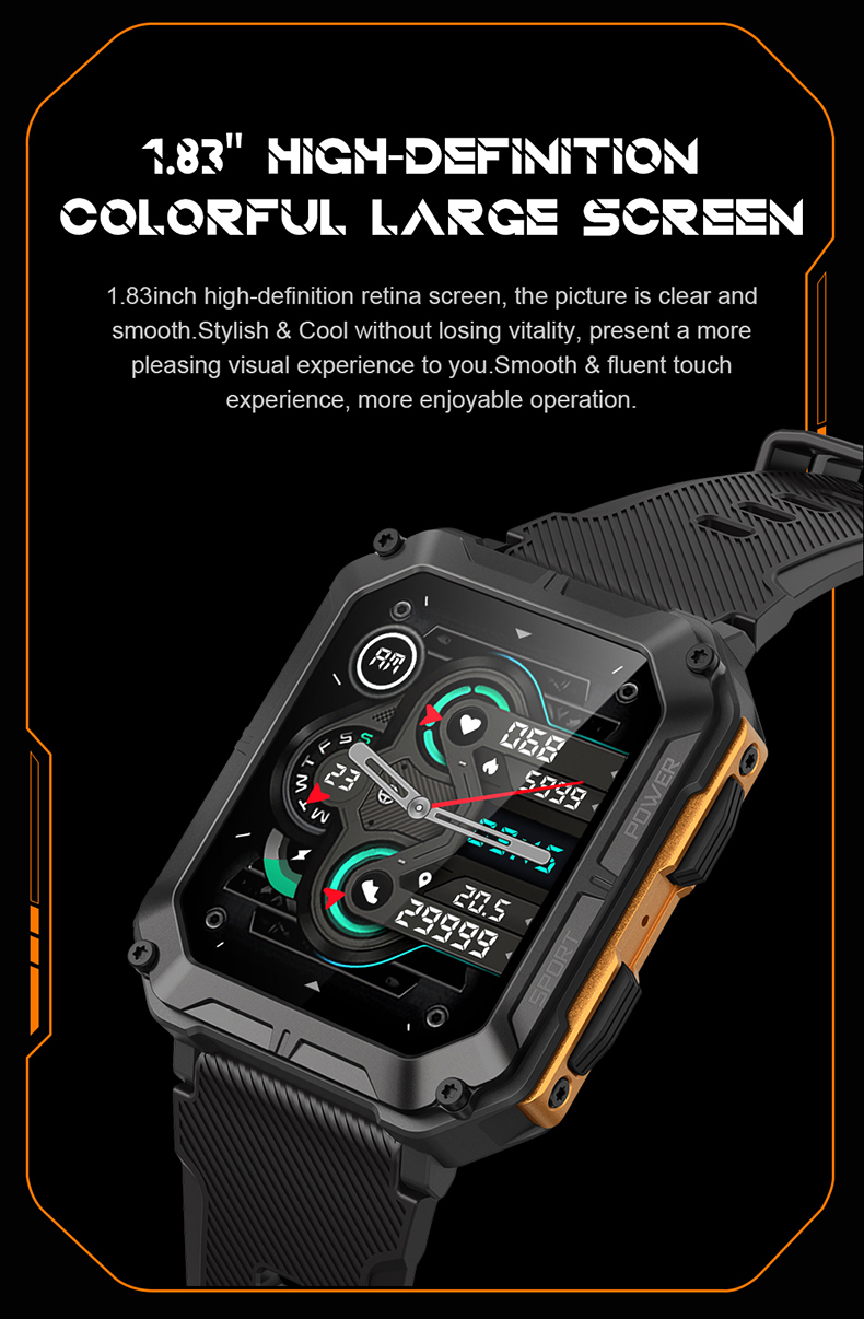 Philippe Palmer Smart Watch LP67 Black - 24