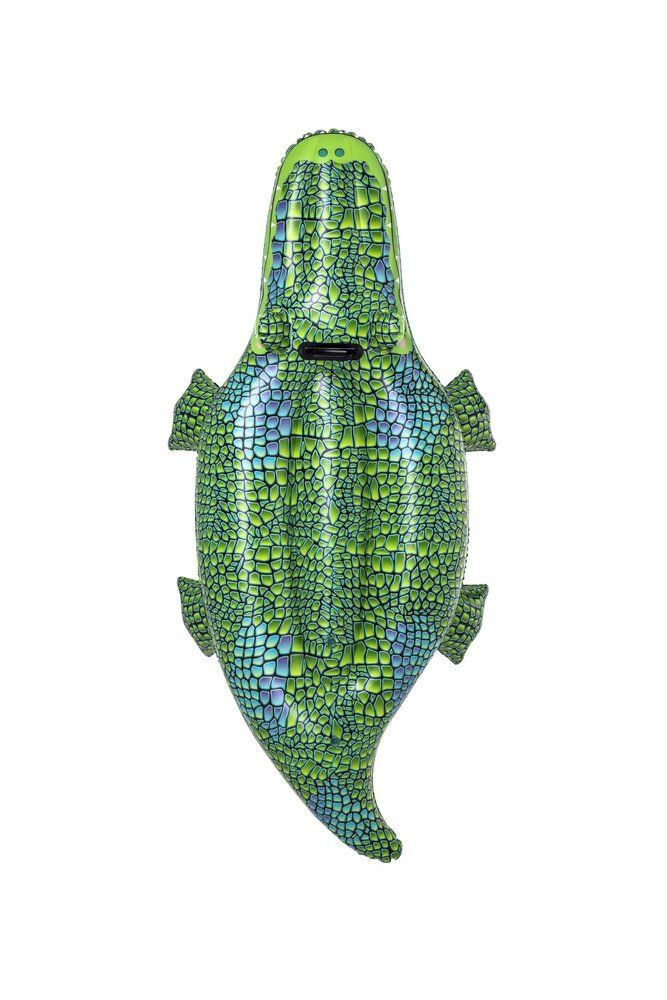Uppblåsbar krokodil 152cm x 71cm - 3