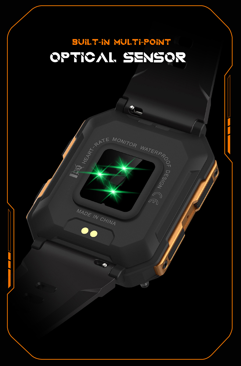 Philippe Palmer Smart Watch LP67 Black Orange - 28
