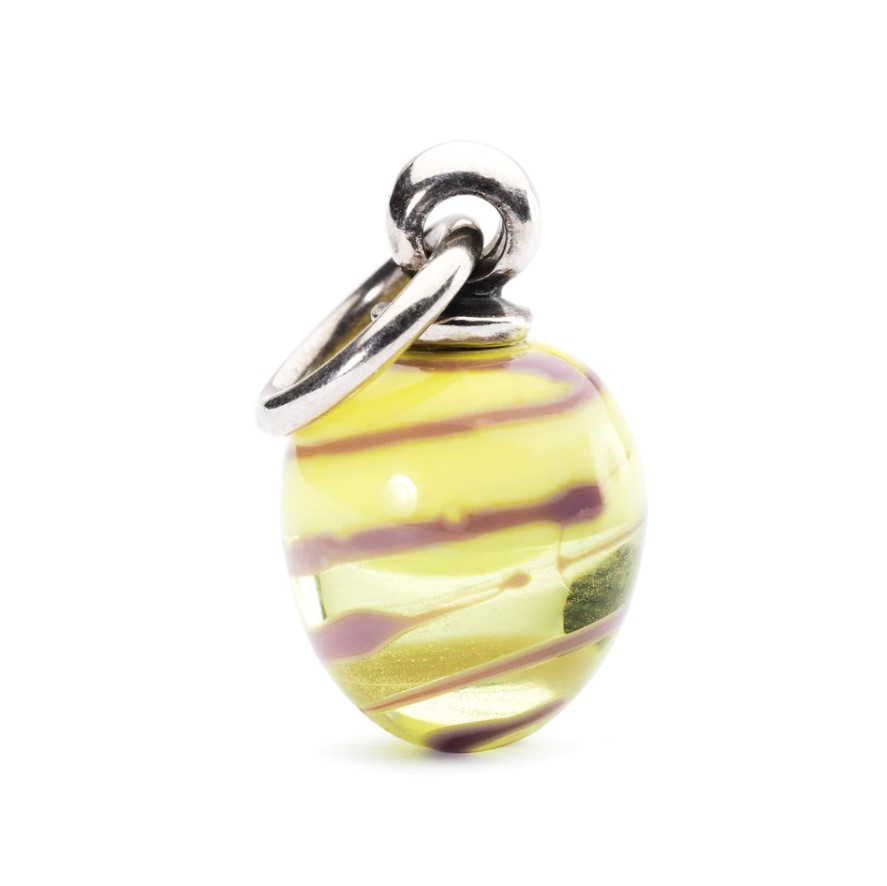 Trollbeads YellowTwirl Tassel berlock