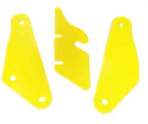 Fluorescent Yellow Slingshot Protector Set For Williams Indiana Jones - 2