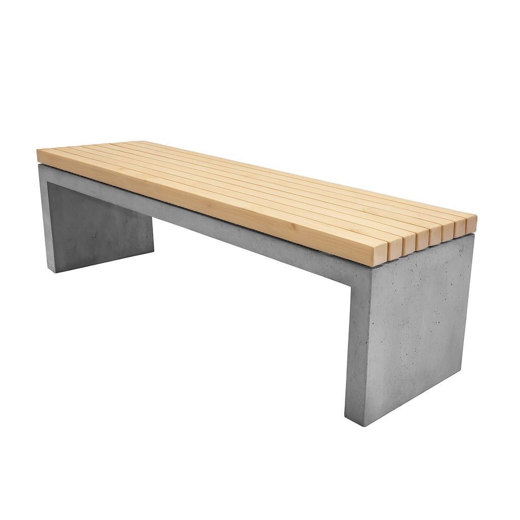 Parkbenk - Betongbenk Pion, Furu