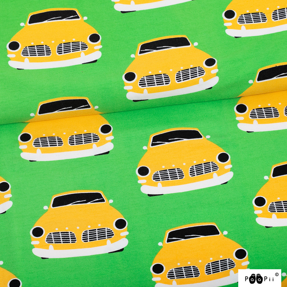 VINTAGE CARS - GREEN/YELLOW - 5