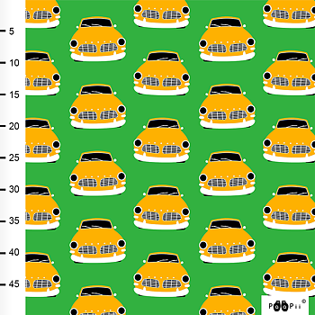 VINTAGE CARS - GREEN/YELLOW