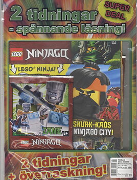 Barnfavoriter Lego Ninjago, Super deal! 2 tidningar!