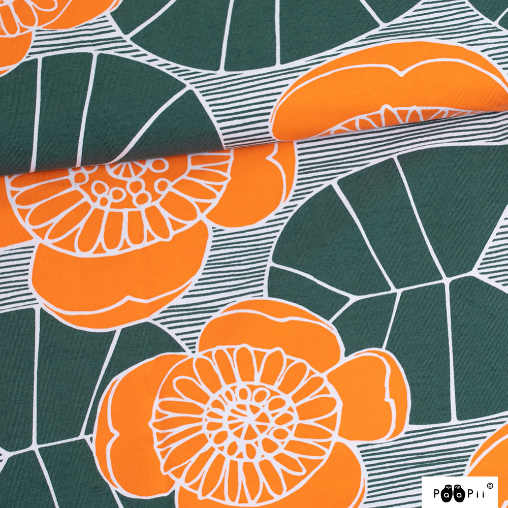 ULPUKKA - DARK GREEN/ORANGE - 4