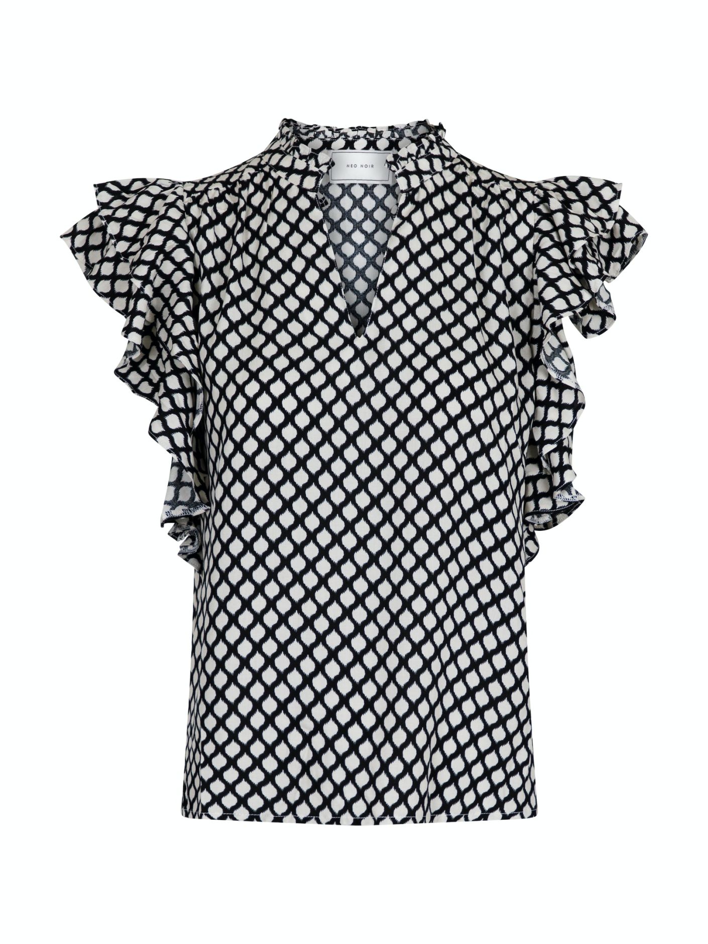 Neo Noir - Stella Perfect Drop Blouse Black - 3