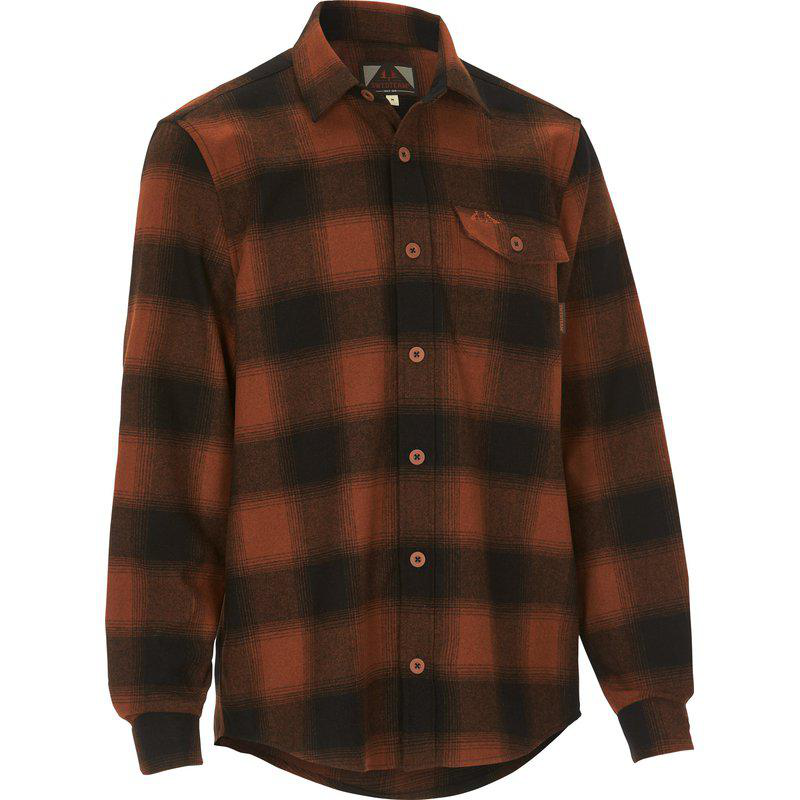 Swedteam Lynx Wool Shirt Dark Orange