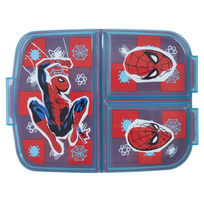 Spiderman Matlåda 3-fack Midnight Flyer