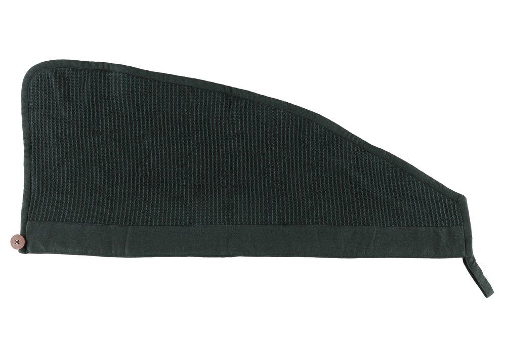 Hårhandduk mörkgrön 30x72cm