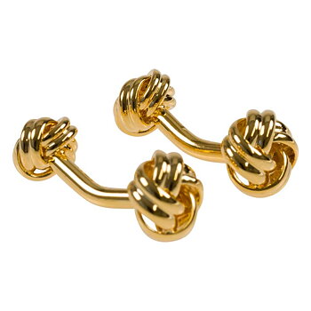 Portia - Manschettknappar Knut - Guld