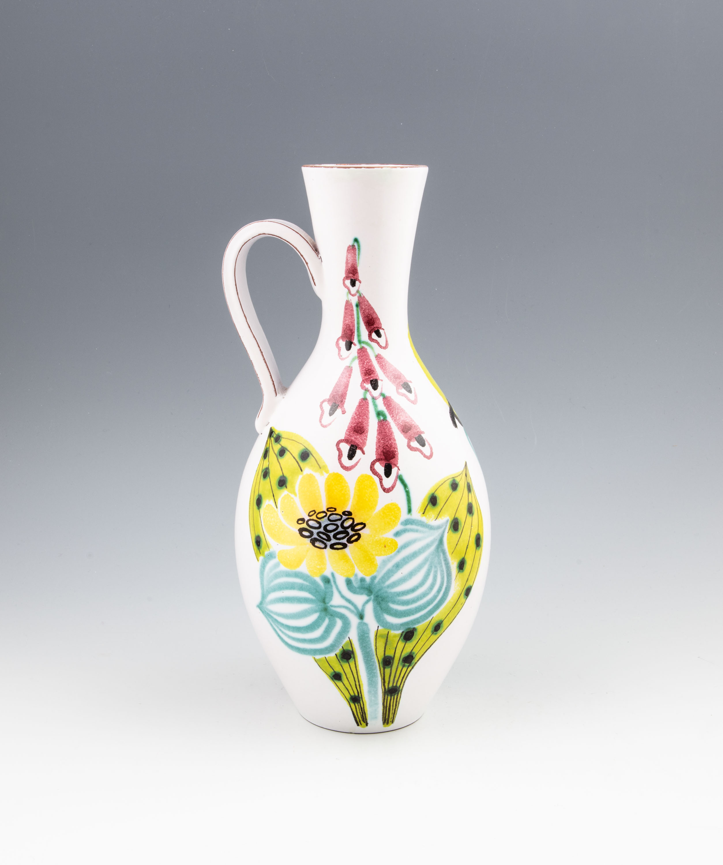 Vase with handle - Faience