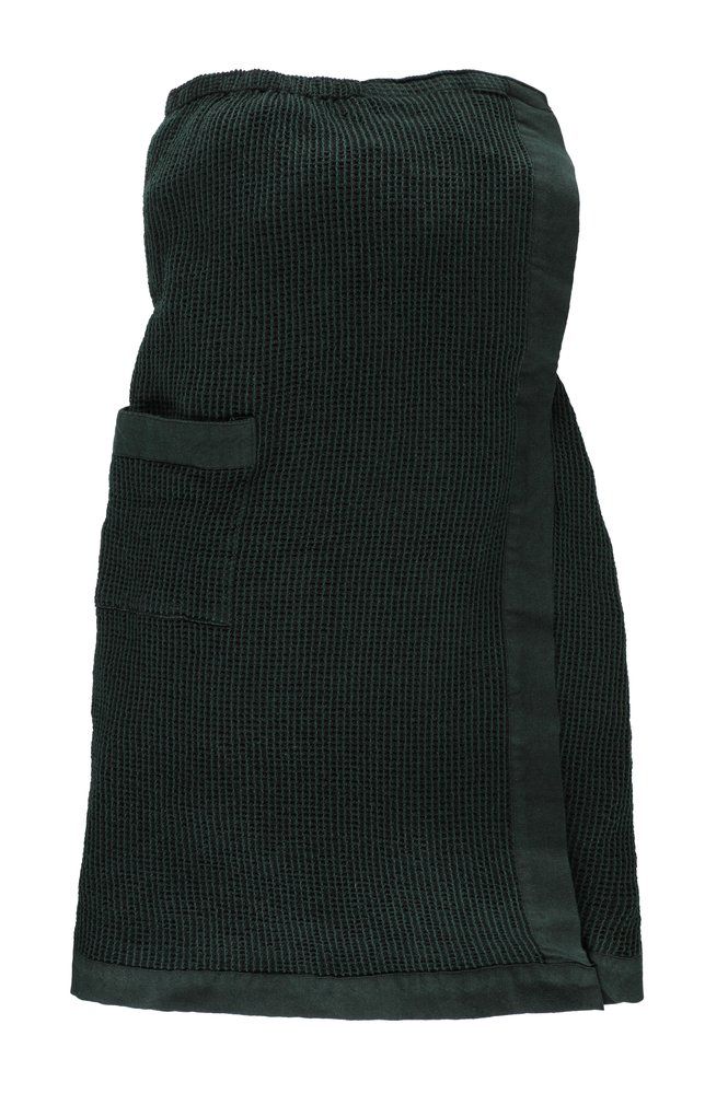 Bastu sarong mörkgrön 85x145cm
