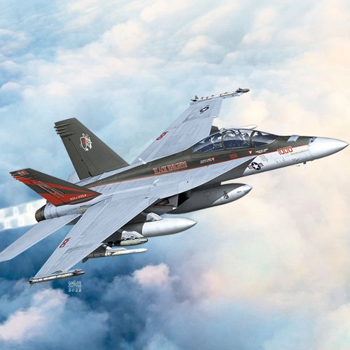1/72 USN F/A-18F VFA-154 Black Knights