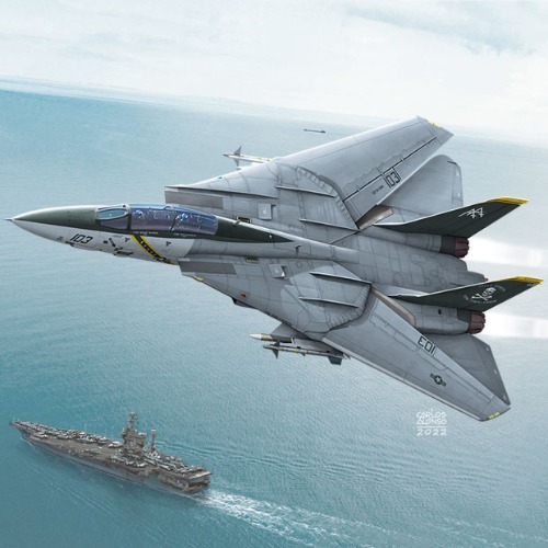 1/72 USN F-14B VF-103 Jolly Rogers 