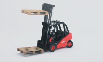 Bruder Linde Gaffeltruck H30D med 2 Pallar - 3