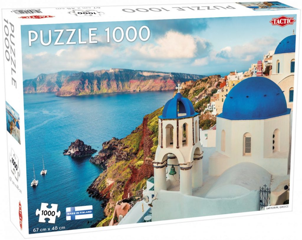 Tactic Pussel 1000 Bitar, Santorini, Greece