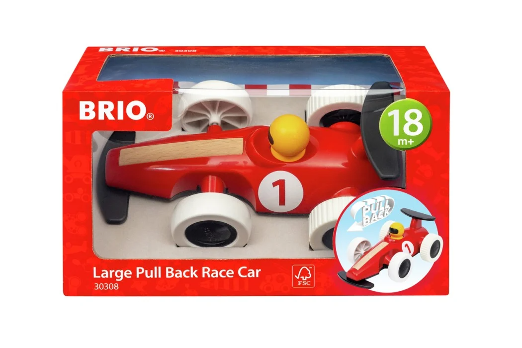 Brio Racebil med Pullback, Stor