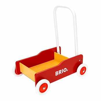 Brio Lära Gå Vagn, Röd