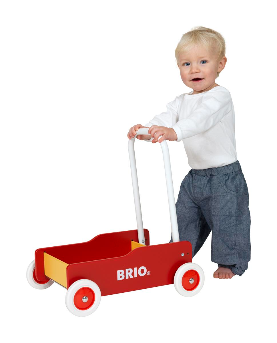 Brio Lära Gå Vagn, Röd - 4