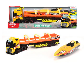 Dickie Toys Speed Boat Truck