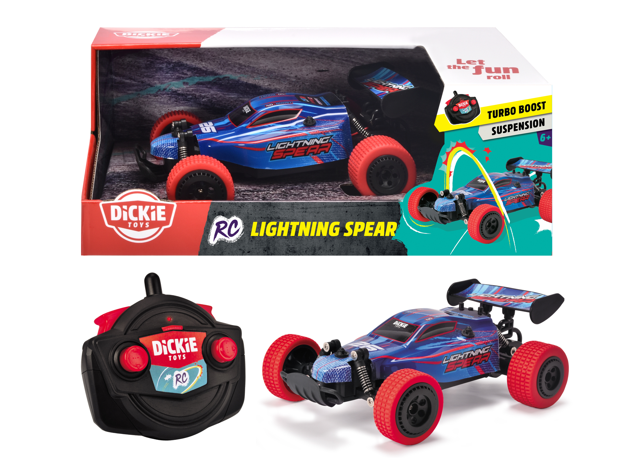 Dickie Toys Lightning Spear Radiostyrd Bil 1:24 - 2