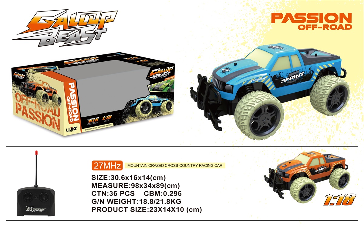 Radiostyrd Gallop Beast Passion Off-Road Car