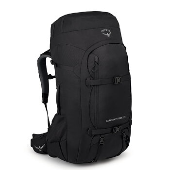 Rese-/vandringsryggsäck - OSPREY Farpoint Trek 75 Black