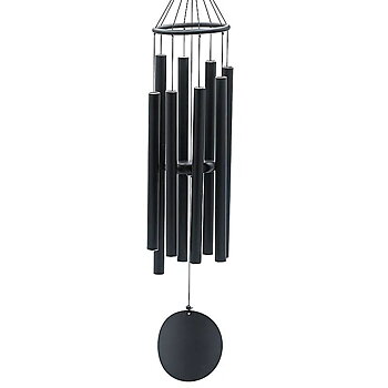 Wind chime 'Pure sound' Musical Scale Black