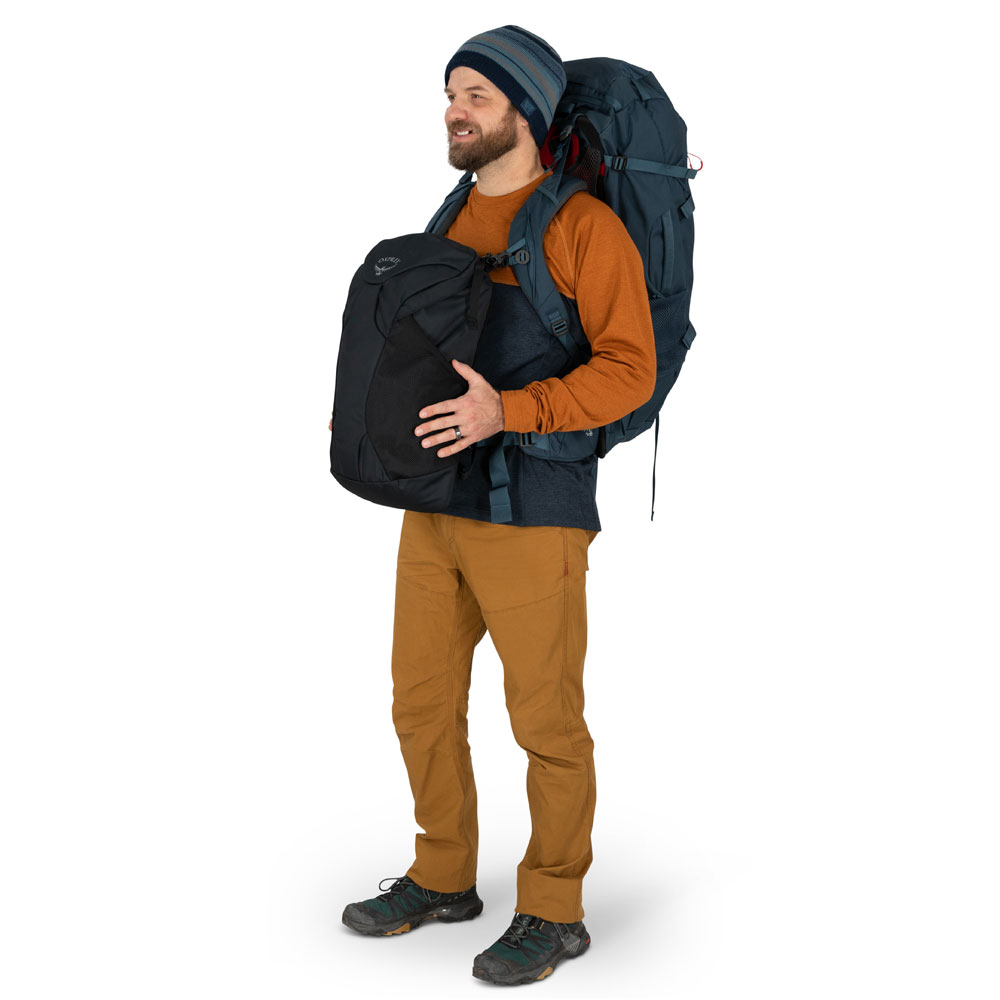 Rese-/vandringsryggsäck - OSPREY Farpoint Trek 55 Muted Space Blue - 9