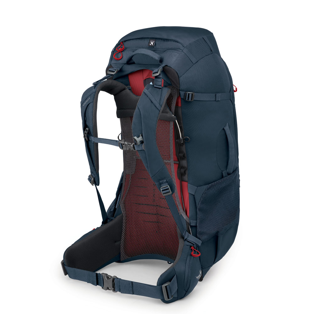 Rese-/vandringsryggsäck - OSPREY Farpoint Trek 55 Muted Space Blue - 2