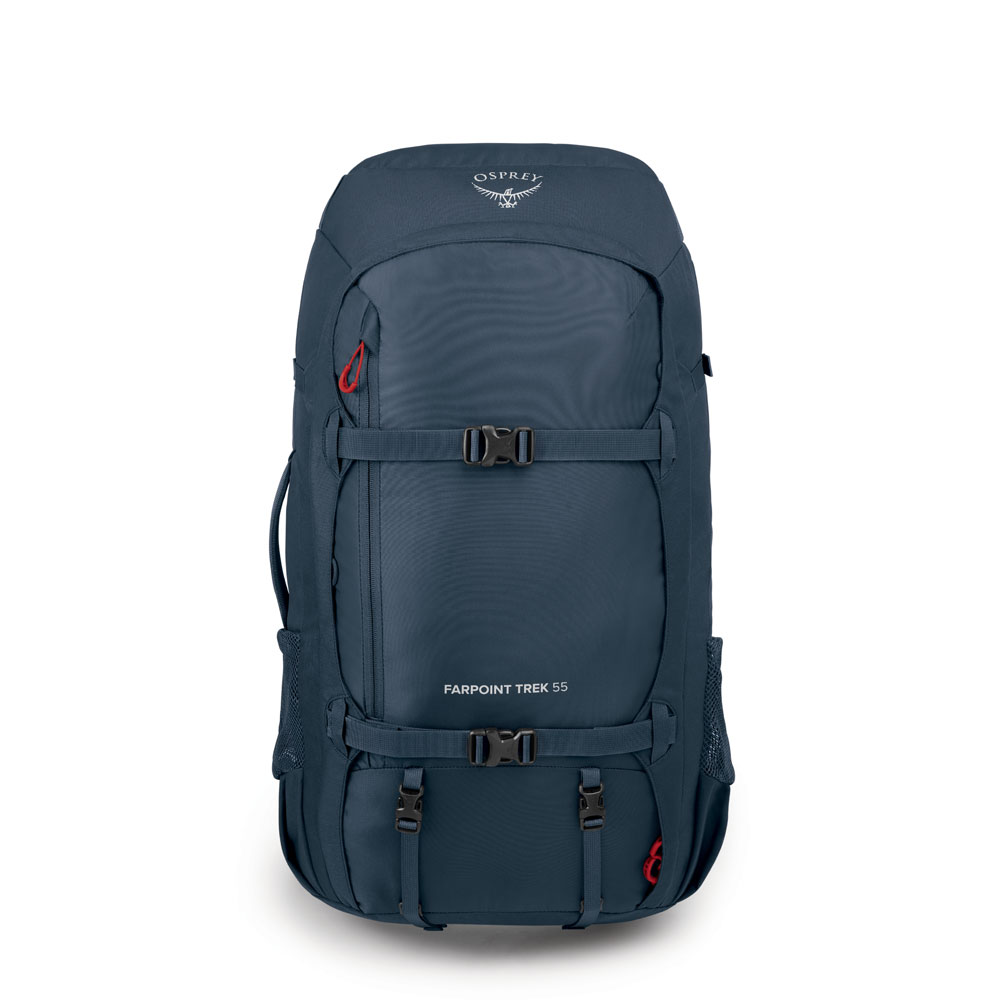 Rese-/vandringsryggsäck - OSPREY Farpoint Trek 55 Muted Space Blue - 4
