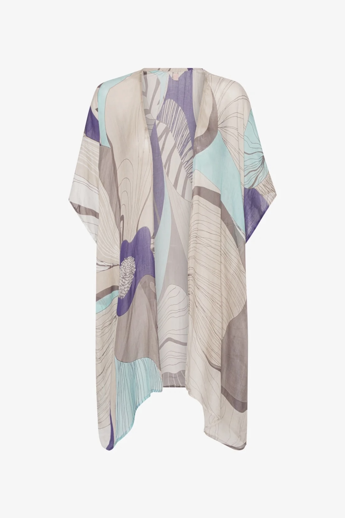 Unmade  - Lilahum Kimono Print Blue - 3