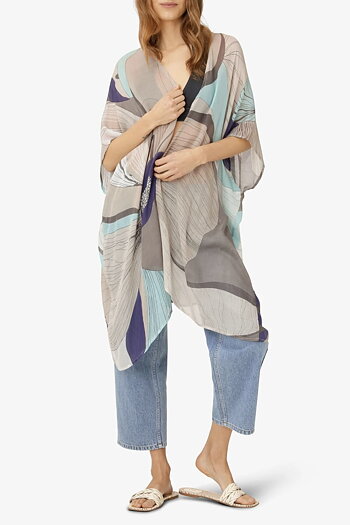 Unmade  - Lilahum Kimono Print Blue