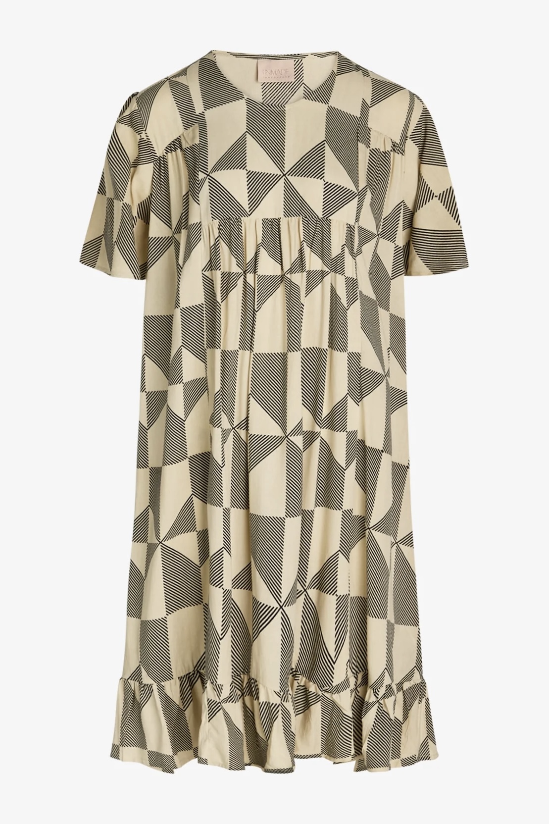 Unmade  - Toniaum Printed Dress Printed Beige - 4
