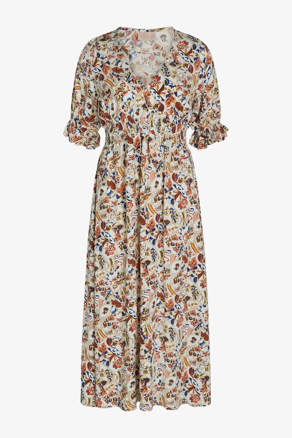 Unmade  - Iona Dress Print Beige - 4