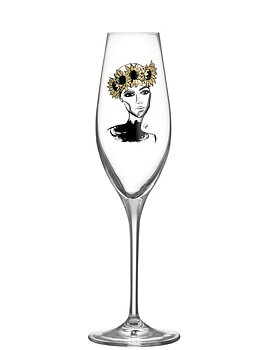 All about you - Let's celebrate you - Champagne Glass Gold 2-pack