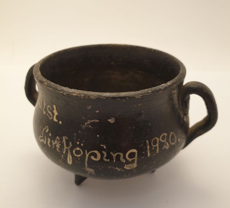 Linköping  utställning 1920 souvenir kruka - 2