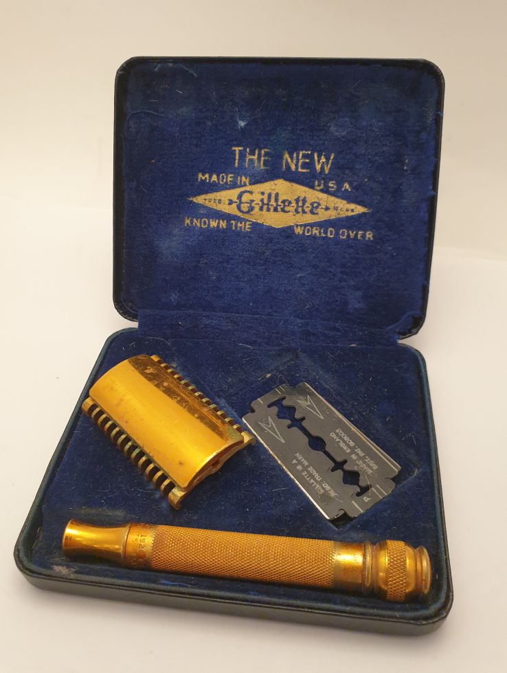 Rakhyvel The New Gillette Safety Razor 1920 i originaletui