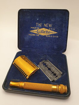 Rakhyvel The New Gillette Safety Razor 1920 i originaletui