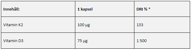 Vitamin K2-D3 Vegan 110 kapslar - 2